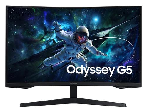 Monitor Gaming VA LED Samsung Odyssey G5 32inch LS32CG552EUXEN, QHD (2560 x 1440), HDMI, DisplayPort, Ecran curbat, 1 ms, 165 Hz (Negru)