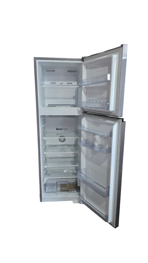 Frigider cu doua usi Beko RDNT271I40XBN, 250 l, NeoFrost Dual Cooling, Display touch control, Compresor ProSmart Inverter, Clasa E, H 165 cm (Argintiu)