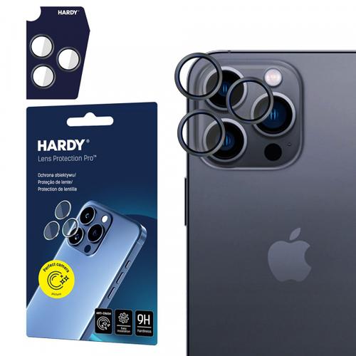 Folie de protectie Camera Spate 3MK Hardy Protection Pro pentru Apple iPhone 16 Pro Max / 16 Pro, Sticla Securizata