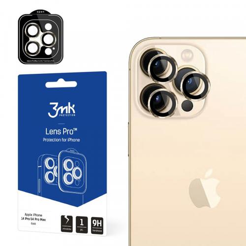 Folie de protectie Camera Spate 3MK Protection Pro pentru Apple iPhone 14 Pro Max / 14 Pro, Sticla Securizata