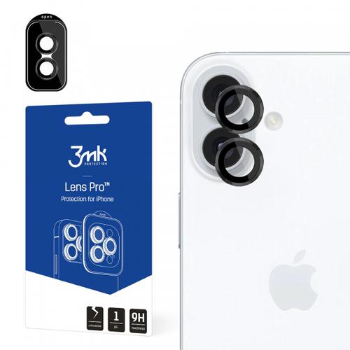 Folie de protectie Camera Spate 3MK Protection Pro pentru Apple iPhone 16 Plus / 16, Sticla Securizata