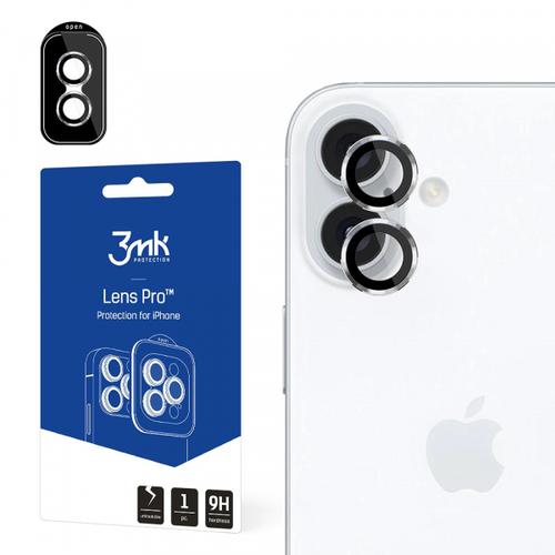 Folie de protectie Camera Spate 3MK Protection Pro pentru Apple iPhone 16 Plus / 16, Sticla Securizata