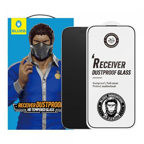 Folie de protectie Ecran Blueo Anti-Dust HD pentru Apple iPhone 16 Plus / 15 Plus, Sticla Securizata, Full Glue