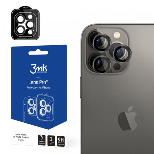 Folie de protectie Camera Spate 3MK Protection Pro pentru Apple iPhone 14 Pro Max / 14 Pro, Sticla Securizata