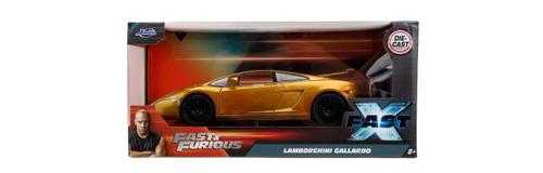 Masinuta metalica Jada Fast Furious Lamborghini Gallardo Auriu, Scara 1 la 24