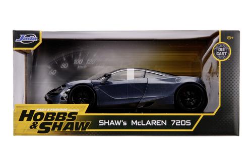 Masinuta metalica Jada Fast And Furious Shaw S Mclaren 720s, Scara 1:24