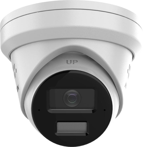 Camera supraveghere IP Dome cu iluminare duala Hikvision AcuSense DS-2CD2343G2-LI2U/SL, 4 MP, 2.8 mm, IR/lumina alba 30 m, microfon dual si difuzor, slot card, sirena, lumina stroboscopica, PoE