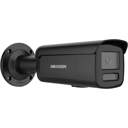 Camera supraveghere exterior IP cu iluminare duala Hikvision ColorVu DS-2CD2T47G3-LIY/BK, 4 MP, 2.8 mm, IR/lumina alba 60 m, slot card, PoE (Negru)