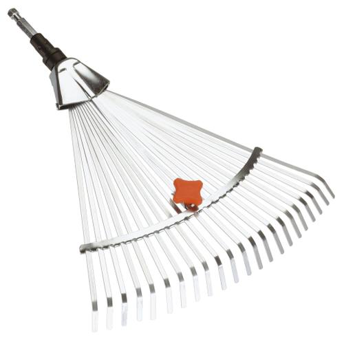 Grebla metalica Gardena reglabila pentru frunze, 50cm, Otel