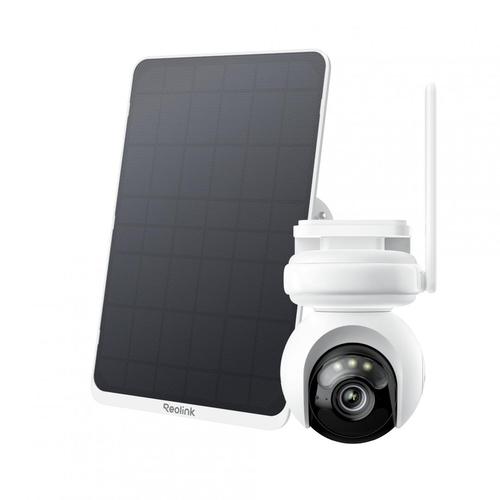 Camera supraveghere rotativa 4G LTE cu panou solar Reolink Altas GO PT G650, 4 MP, 4 mm, IR 10 m, PIR 10 m, microfon si difuzor, night vision color, acumulator 20000 mAh, slot card, detectie om/vehicul/animal, 10s pre-inregistrare