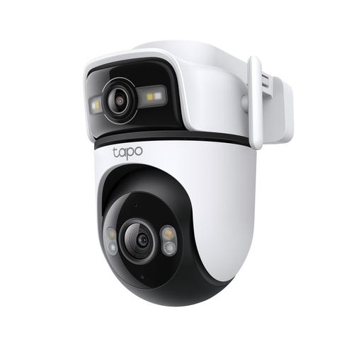 Camera supraveghere video exterior TP-Link TAPO C545D, 2K 3MP Dual, Microfon si Difuzor, IP66