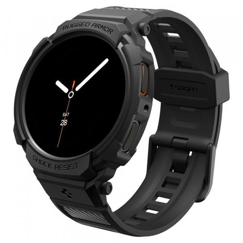 Husa Spigen Rugged Armor Pro pentru Samsung Galaxy Watch8 40mm (Negru mat)