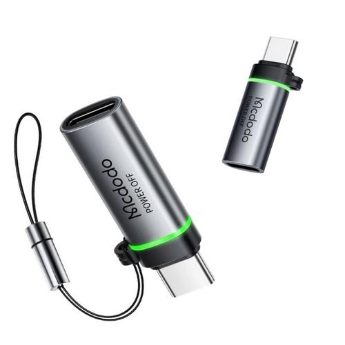 Adaptor Mcdodo OT-2450 Type-C la Type-C PD 100W Auto Power Off , 5A, 480Mbps, incarcare si sincronizare date, cu snur (Negru)