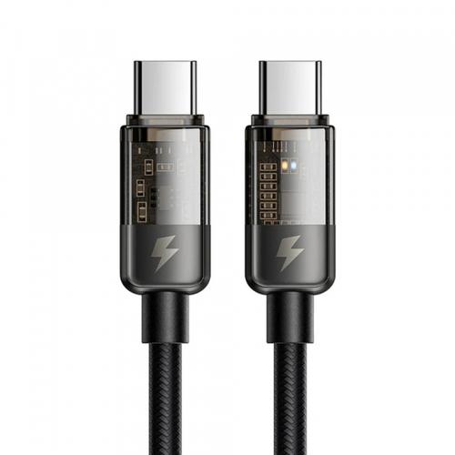 Cablu Date si Incarcare USB-C - USB-C McDodo CA-2840 Auto Power Off, 100W, 1.2m, Negru