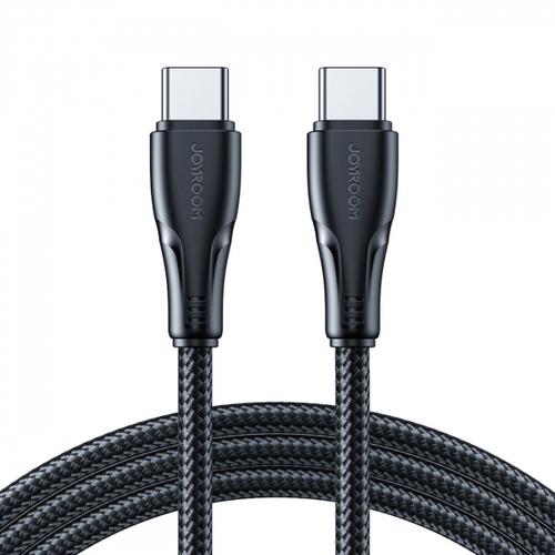 Cablu Date si Incarcare USB-C - USB-C Joyroom S-A11, 60W, 0.25m, Negru