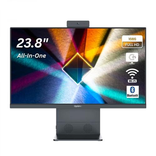 All in One PC OptimX Pro L40, Intel® Core™ i5-12450H up to 4.4Ghz, 16GB DDR4, 512GB NVMe, 23.8" Full HD, Wi-Fi, BlueTooth, Web Camera