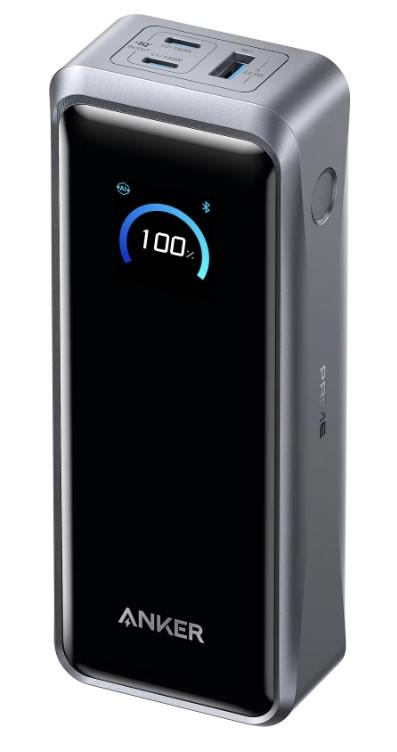 Baterie externa Anker Prime A110AH11, 26.250 mAh, 300W, USB-C, 2x USB-C, 1x USB-A, Smart Display (Negru)