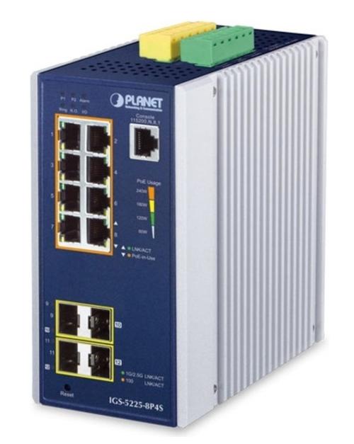Switch Planet IGS-5225-8P4S, Gigabit, 8 Porturi
