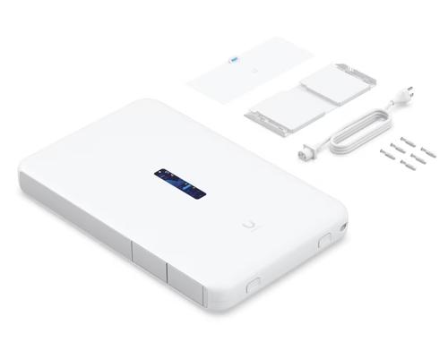 Gateway Ubiquiti UDW Dream Wall, Wi-Fi6, 10G SFP+, 1G RJ45 PoE++, 2.5G RJ45 WAN, ecran tactil