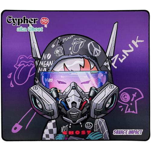 Mousepad A4TECH Bloody Cypher Ghost, 450 x 400 x 5 mm (Alb)
