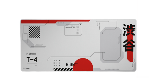 Mousepad Trust GXT 759 XXL, 900x400mm (Rosu/Alb)