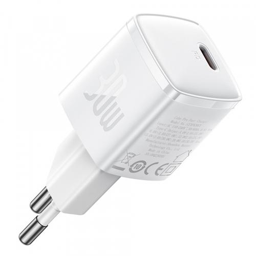 Incarcator Retea Baseus Cube Pro, 30W, 3A, 1 x USB-C, CCXF000302 (Alb)