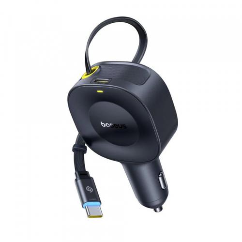 Incarcator Auto Cu Cablu USB-C Baseus PrimeTrip VR2, 30W, 3A, 1 x USB-C, C0206400 (Negru)