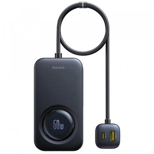 Incarcator Auto Baseus PrimeTrip VW1, 105W, 3A, 3 x USB-A - 2 x USB-C, C00069000121-00 (Negru)