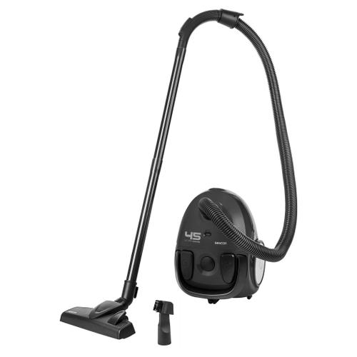 Aspirator cu sac Sencor SVC45BK, 850 W, Sac 1.5 l, 5 niveluri filtrare, Cablu 5m (7.5 raza) (Negru)