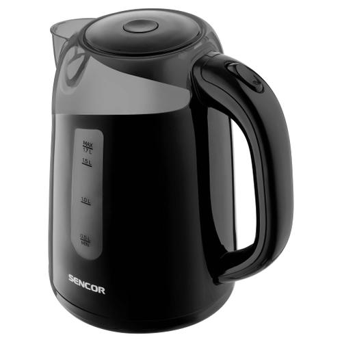 Fierbator de apa electric Sencor SWK1701BK, 1.7 l, 2200 W, Fara BPA, Deschidere automata (Negru)