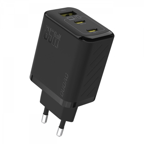 Incarcator retea Dudao A29, 65W, 1 x USB-A - 2 x USB-C (Negru)