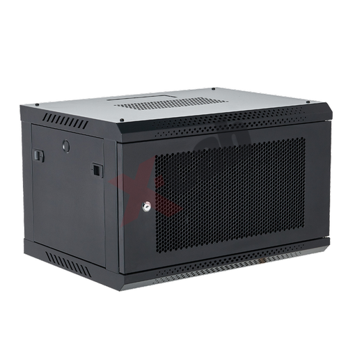Cabinet metalic de perete 19inch Xcab A3, tip rack wallmount, 9U 600x800 mm,  Negru