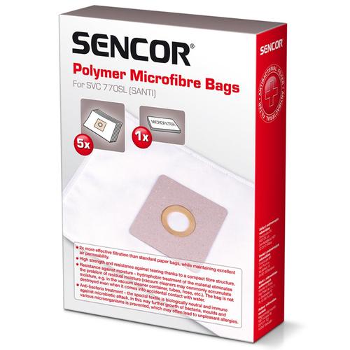 Set 5 saci aspirator Sencor SVCX 751 BAGSFORSVC7 pentru SVC 770