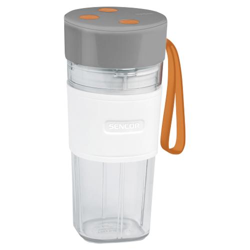 Blender fitness portabil Sencor SBL150WH, 50 W, 330 ml, USB, Interfata magnetica, IP54 (Alb)