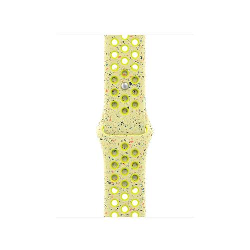 Curea Smartwatch Apple MGAA4ZM/A pentru Watch 42mm, Nike Sport Band, M/L (Galben)