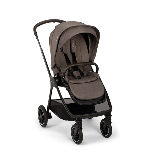 Carucior compact Nuna TRIV next Chestnut, 0 - 22kg, Negru/Maro