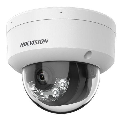 Camera IP Dome Hikvision DS-2CD1123G2-LIUF(2.8MM), 2MP Smart Hybrid Light, Microfon, PoE, IR 30m, Lumina Alba 30m, lentila 2.8mm, IP67, IK08