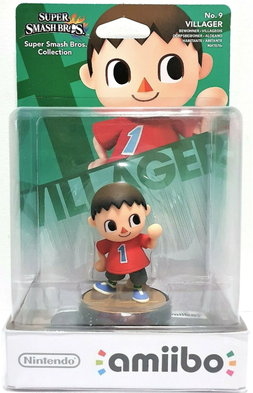 Figurina Amiibo Villager nr. 9 (Super Smash)