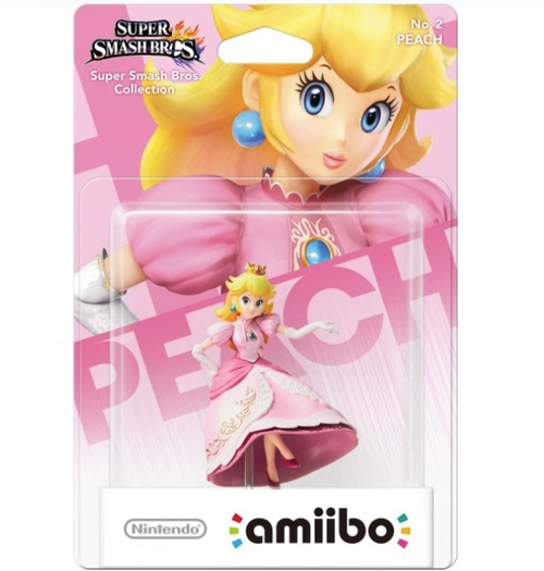 Figurina Amiibo Peach nr. 2 (Super Smash)