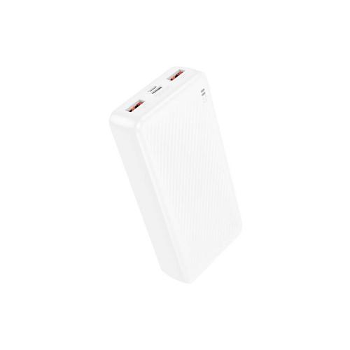 Baterie externa Borofone BJ56A, 20000 mAh, 2x USB, 1x USB-C, 22.5 W (Alb)