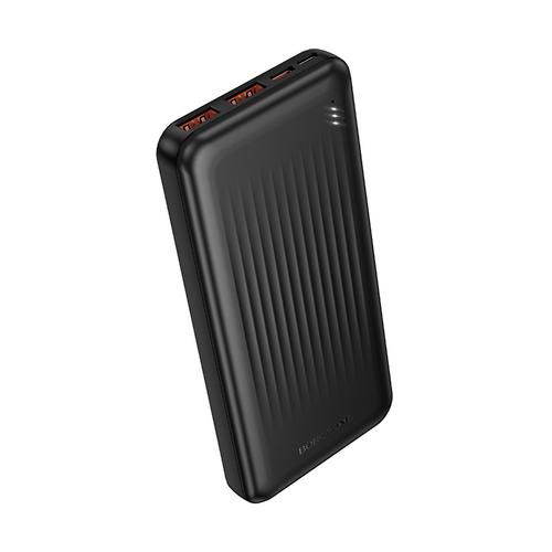 Baterie externa Borofone BJ80, 10000 mAh, 2x USB, 1x USB-C, 22.5 W (Negru)
