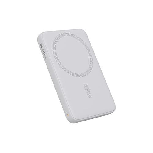 Baterie externa Aukey LLTSN1056726, 10000 mAh, 1x USB-C, 20 W, Wireless, MagSafe (Alb)