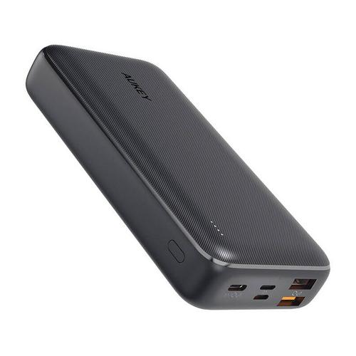 Baterie externa Aukey LLTSN1018450C, 20000 mAh, 2x USB, 1x USB-C, 1x Lightning, 18 W (Negru)