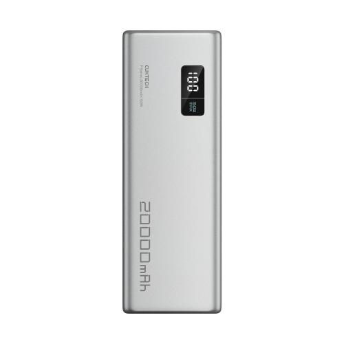 Acumulator extern Cuktech P+ Series 2C1A CUKPB200GLBK, 20000 mAh, 150 W, 1x USB, 2x USB Type-C (Gri)