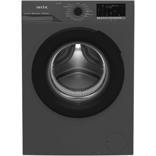 Masina de spalat rufe Arctic APLM2WFSU29412A, 9 Kg, 1400 RPM,Clasa A, Motor Silent Inverter, ExtraSteam, IronExpress, Recycled Tub, Fast/Intensive, Steam, WaterMode, Child Lock, Add-In (Antracit)