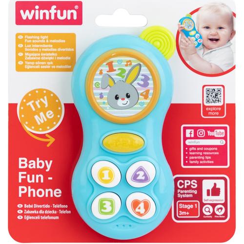 Jucarie interactiva Winfun - Telefonul distractiv (Albastru)