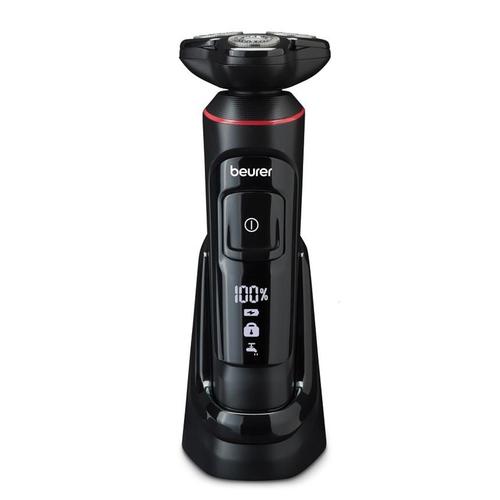 Aparat de ras Beurer MN8X, Fixare magnetica, Afisaj LED, Rotativ, Negru