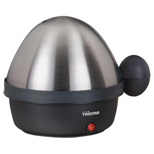 Fierbator pentru oua Tristar EK-3076, 7 Oua, Negru/Inox