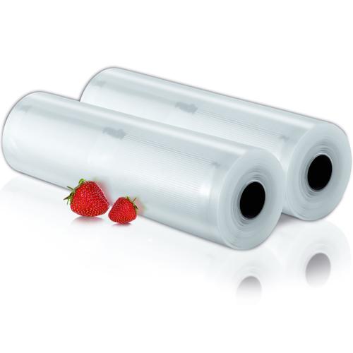 Set role pungi pentru aparatele de vidat Heinner HAV-BAGS-2R, Compatibile cu toate modelele de aparate de vidat Heinner, 2 role/set, 28 x 500 cm