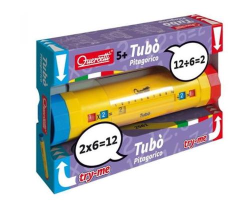 Jucarie educativa QUERCETTI Tubul Pitagora Q2561, 5 ani+, galben